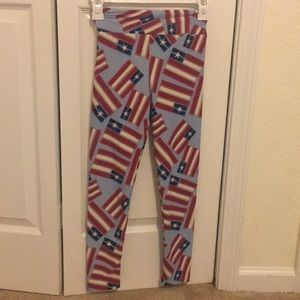 American flag super soft Lularoe leggings